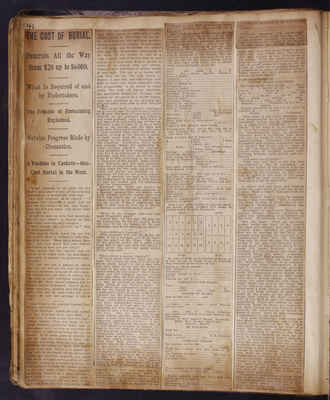 1882 Scrapbook of Newspaper Clippings Vo 1 039